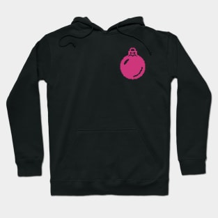 Pink Christmas Decoration pixel art Hoodie